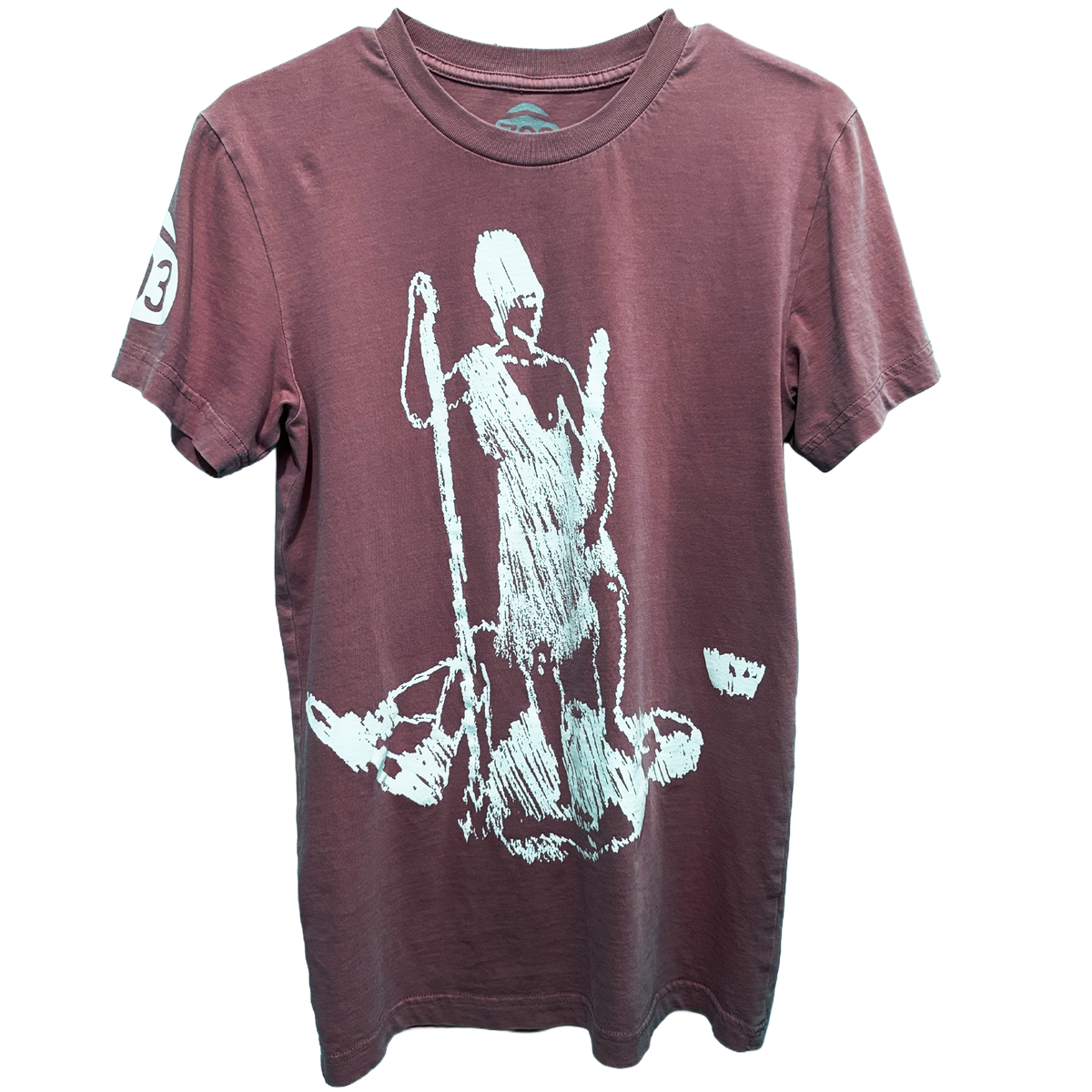 VA Tee Washed Maroon